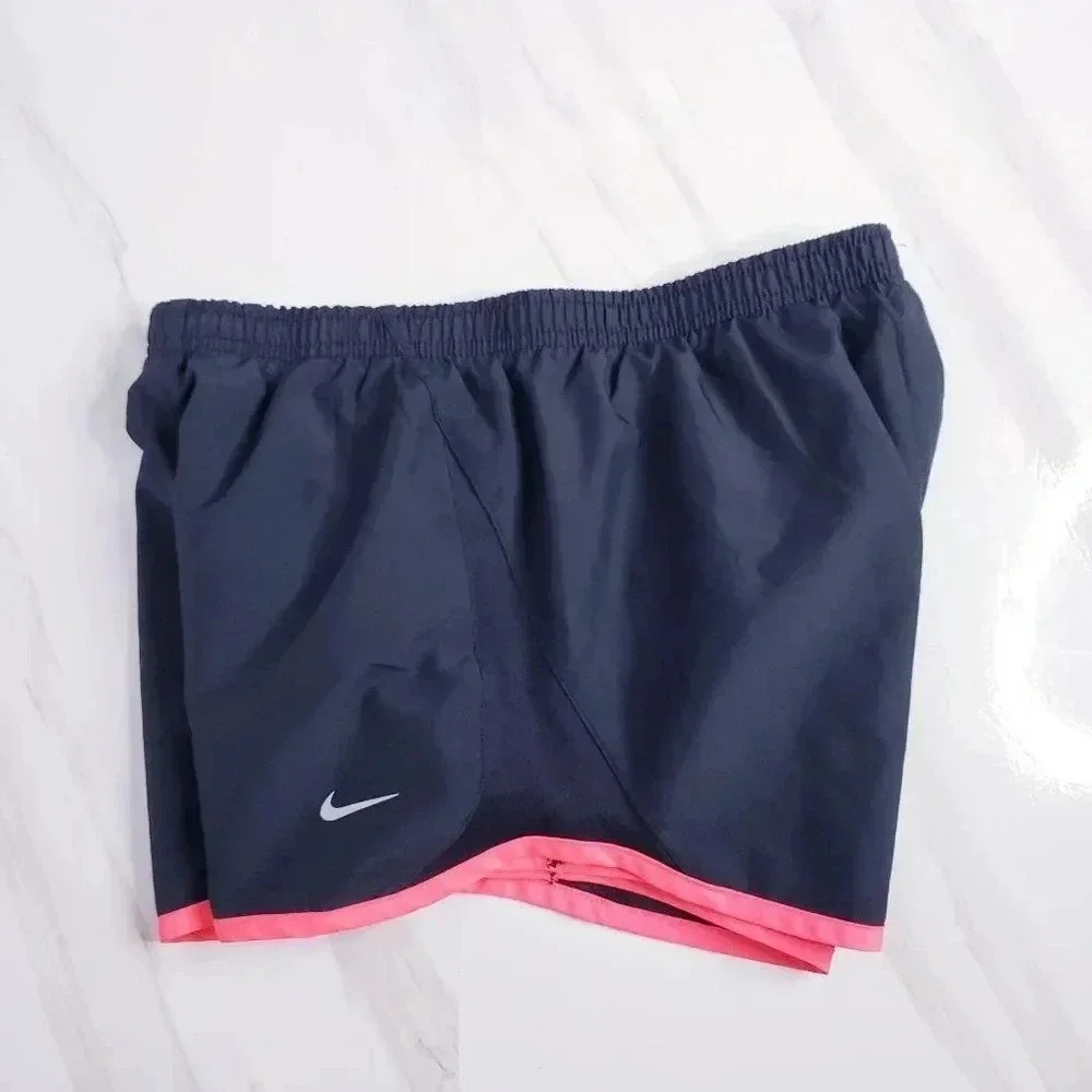 Nike Running Shorts Black Size X Small Built-In Brief Elastic Waist